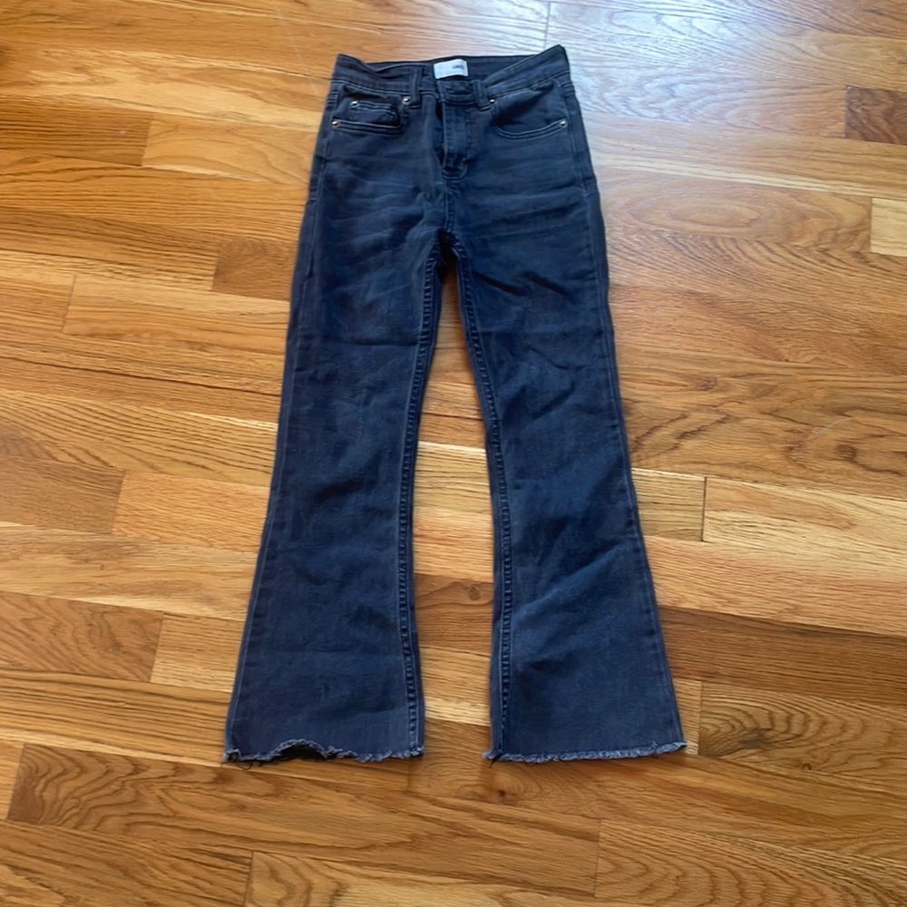 Amuse crop flare jeans